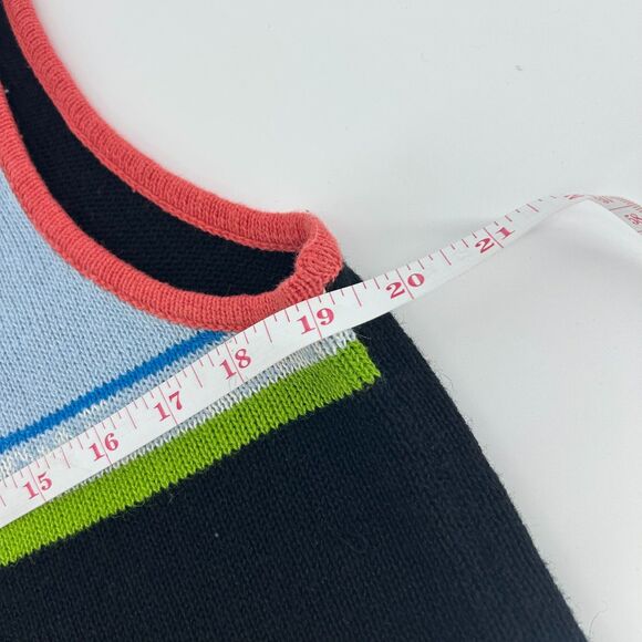 Vintage Storybook Knits Embroidered Sailboat Sweater Vest Women's M Lighthouse - Picture 9 of 10